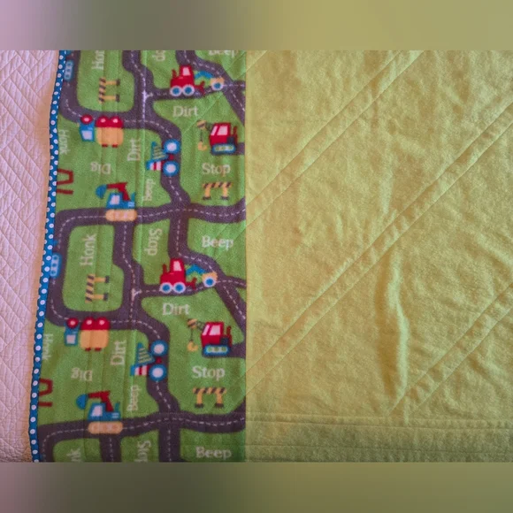 Colorful Patchwork Baby Quilt - Picture 4 of 4